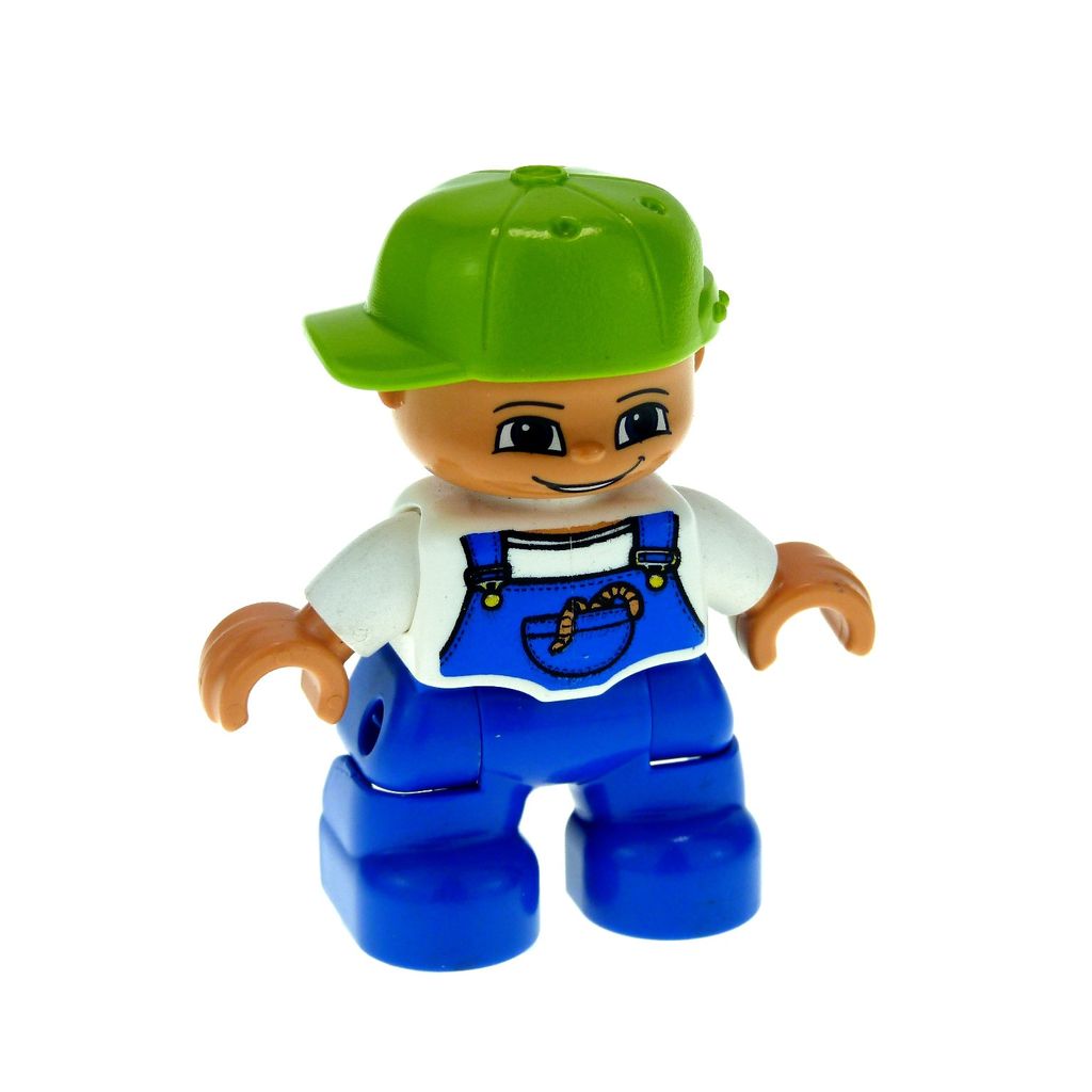 1x Lego Duplo Figur Kind Junge Latzhose Blau Kaufland De