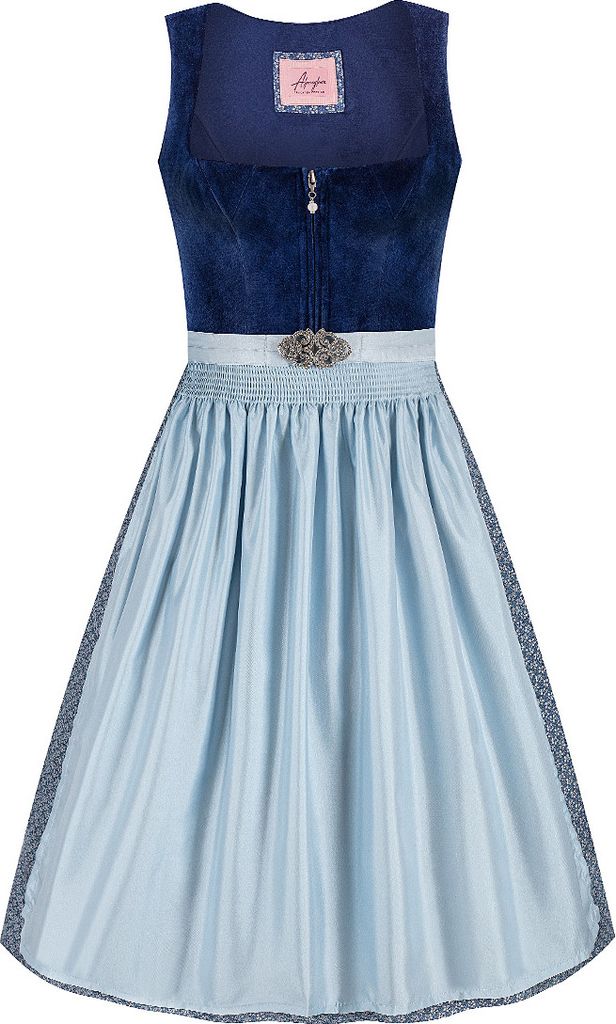 Alpenglanz Midi Dirndl 70 Cm Dunkelblau Kaufland De