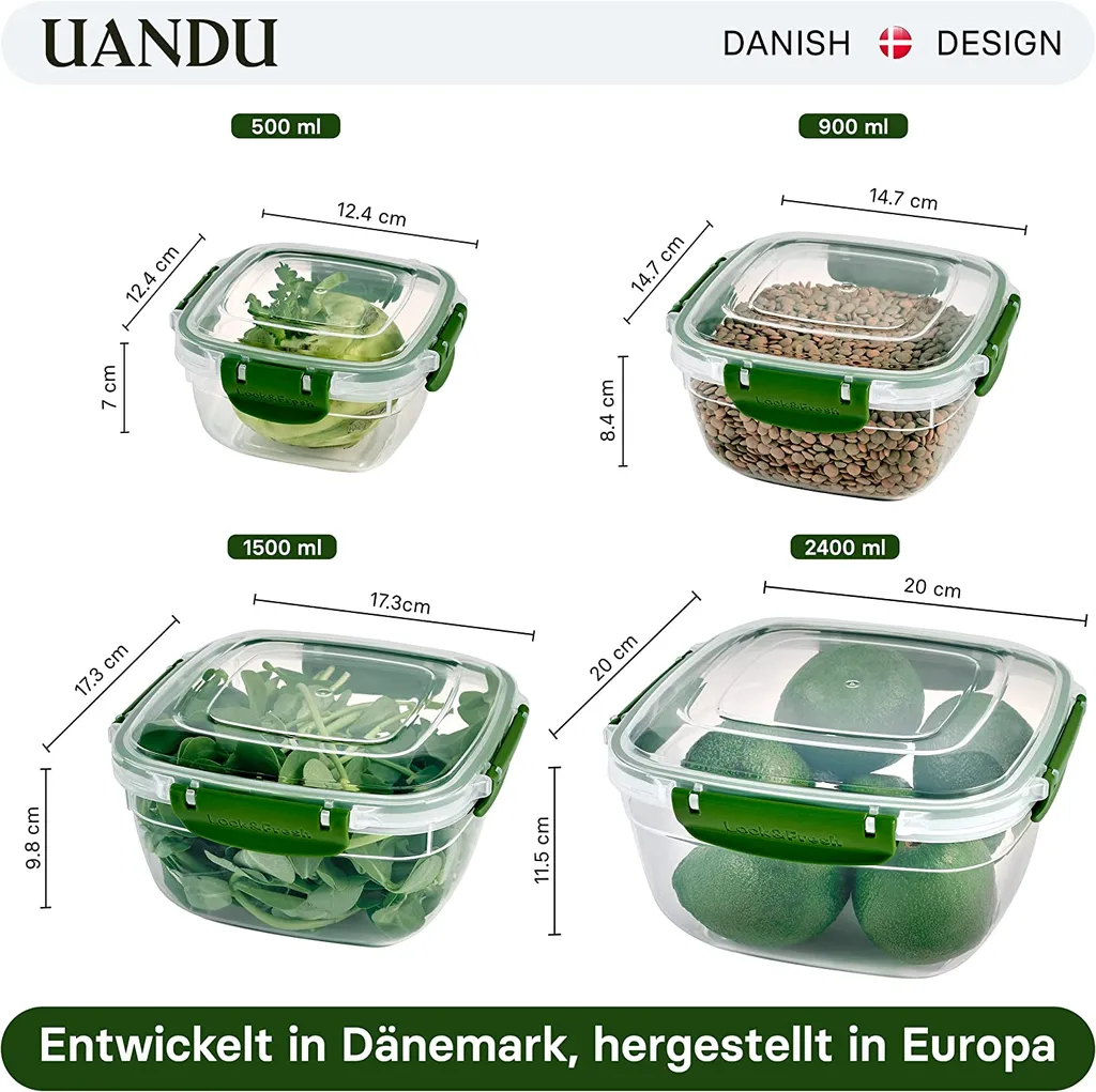 Uandu Lock Fresh Er Vorratsdosen Set Kaufland De