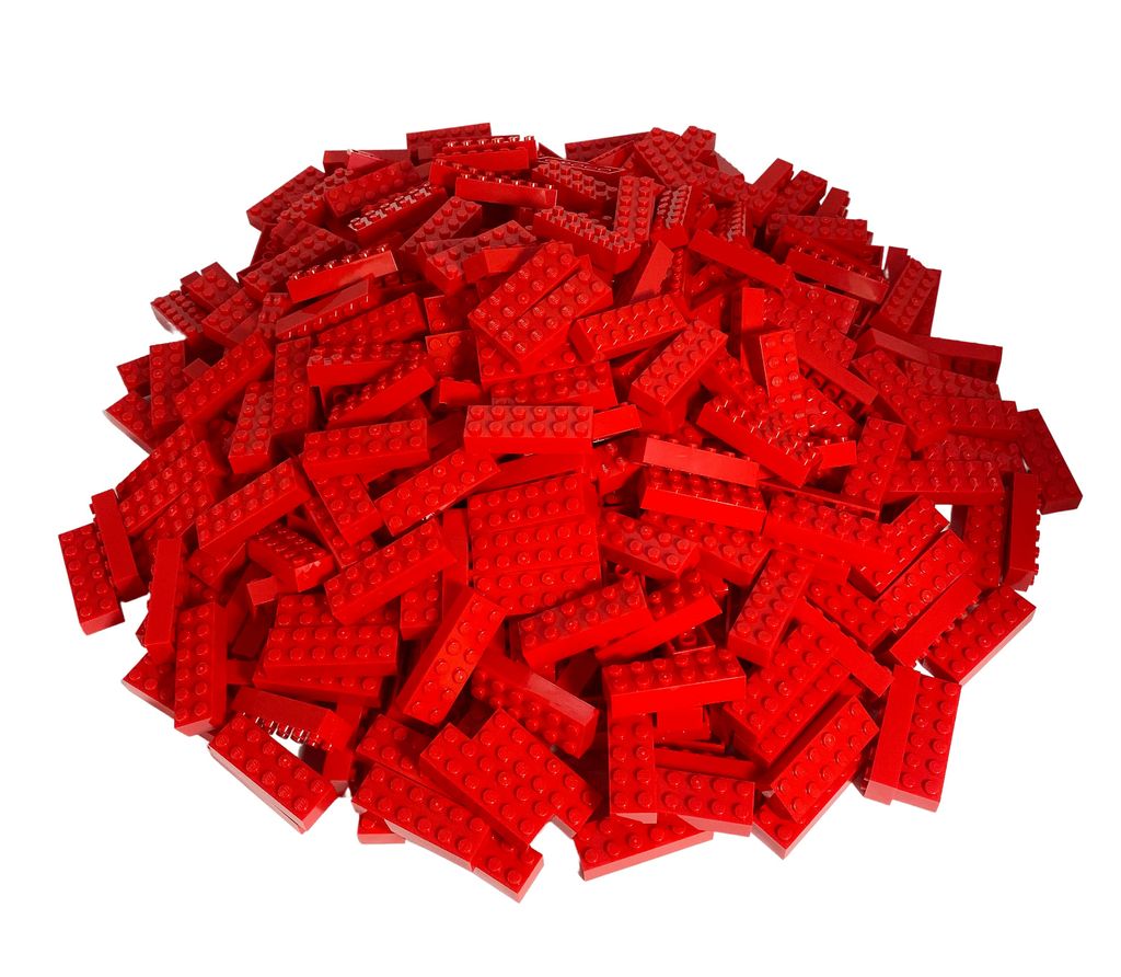 LEGO 2x6 Steine Rot 250 Stück Red bricks Kaufland de