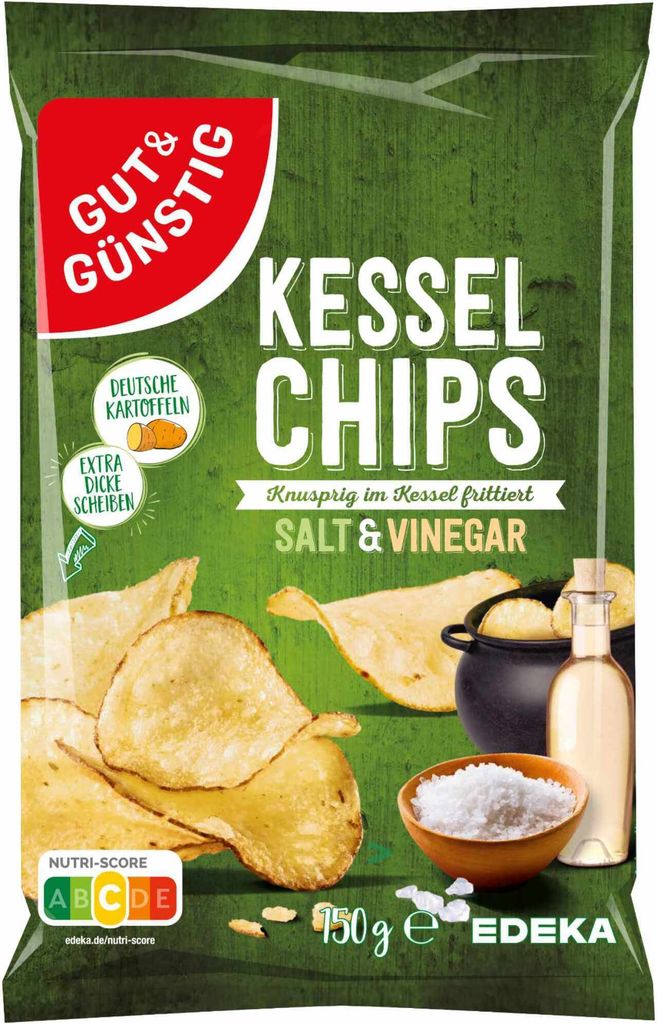 Gut Kesselchips Salt Vinegar Knusprig Im Kaufland De