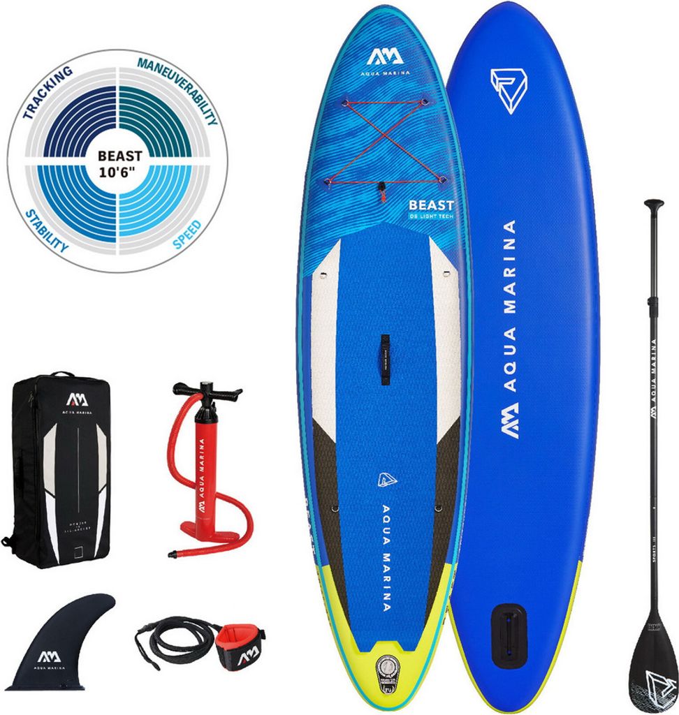 Aqua Marina SUP Aufblasbar BEAST Surfboard Kaufland De