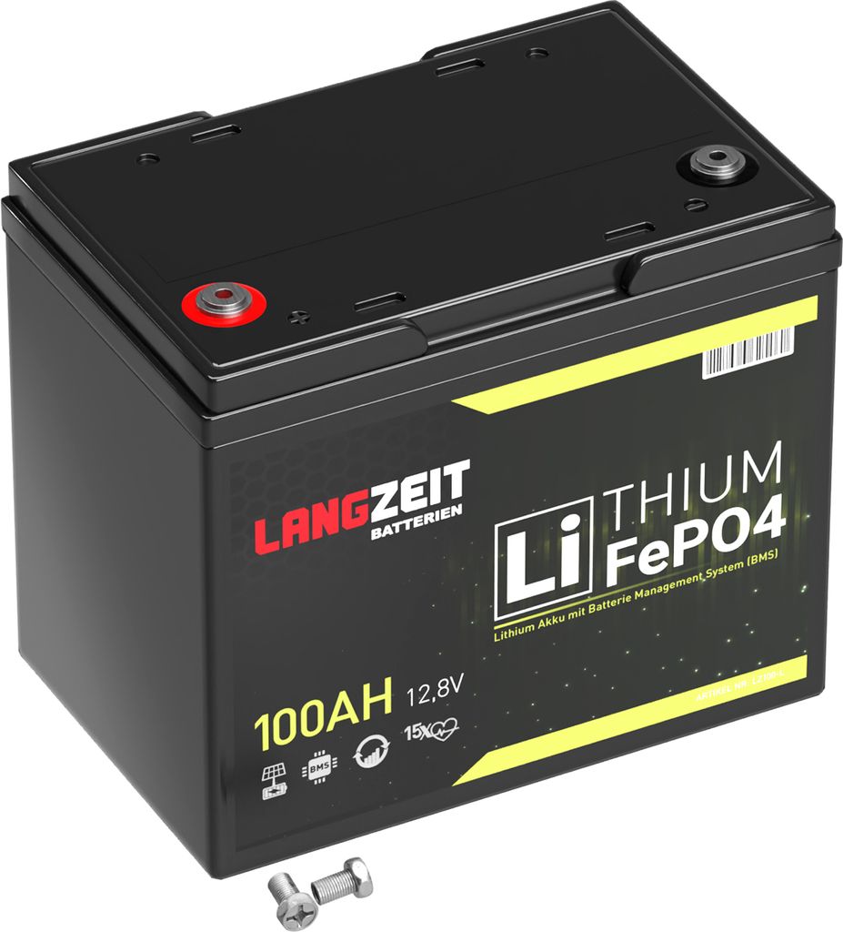 Langzeit LiFePO4 Batterie 100Ah 12V Kaufland De