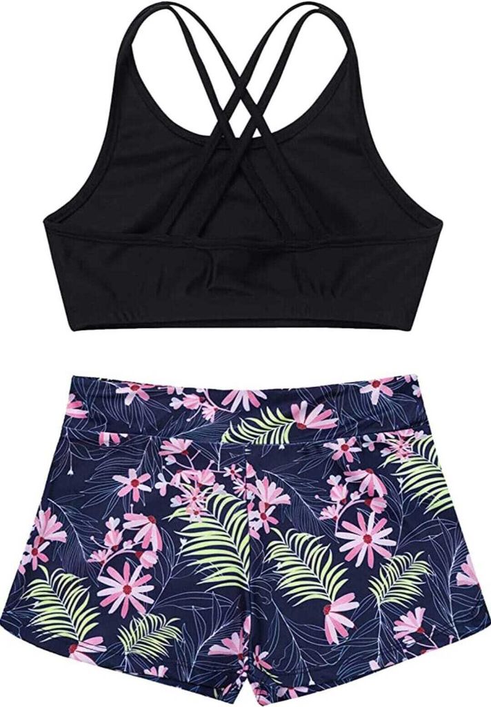 Mädchen Tankini Bikini Set Gr 146 152 Cm Kaufland de