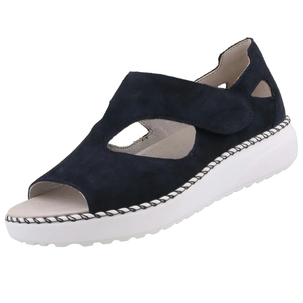 WALDLÄUFER Damen Sandalen Weite H Blau Kaufland de