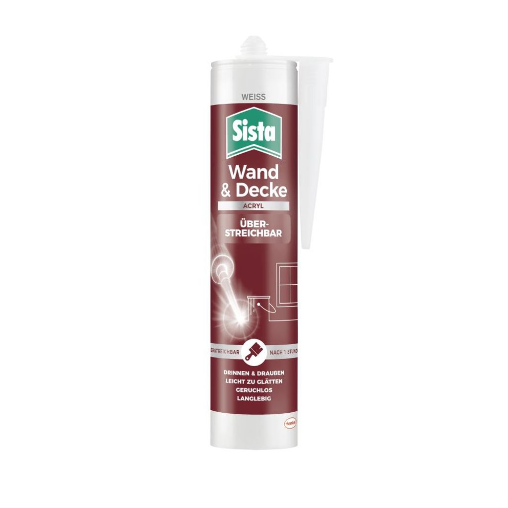 Wand Decke Acryl Kartusche weiß 280ml Kaufland de