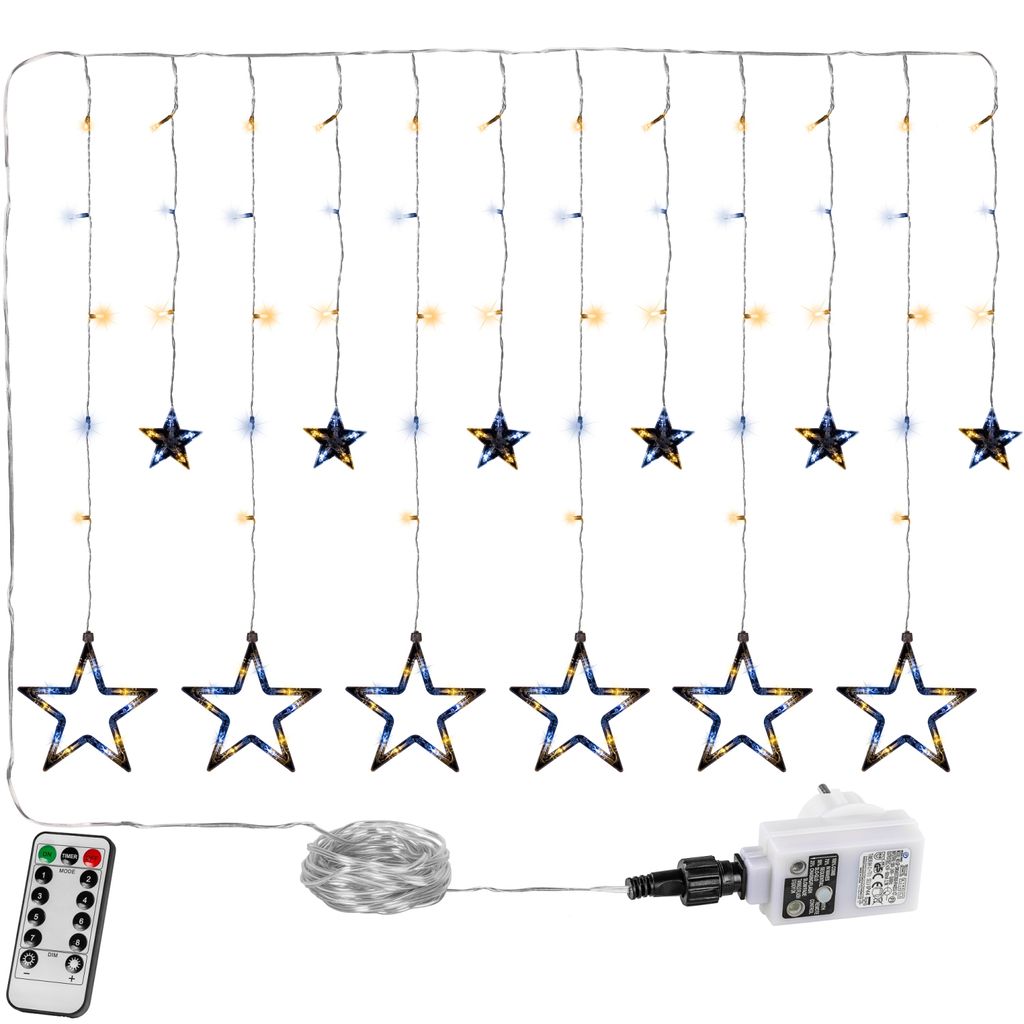 Voltronic Sterne Led Lichtervorhang Kaufland De