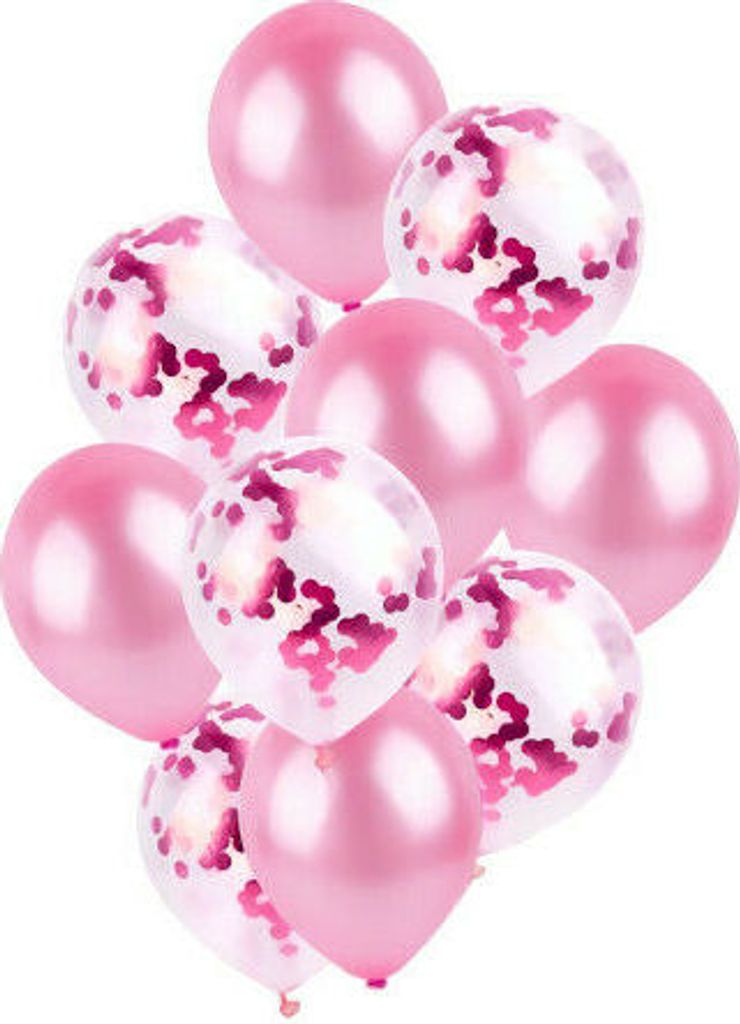 Konfetti Luftballons Set Tlg Pink Kaufland De