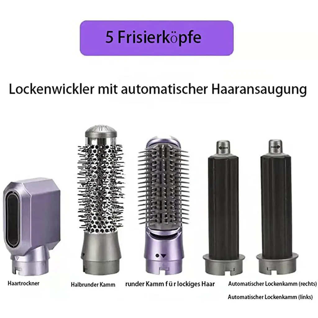 5 In 1 Heißluft Haarstyler Haarbürsten Set Kaufland de