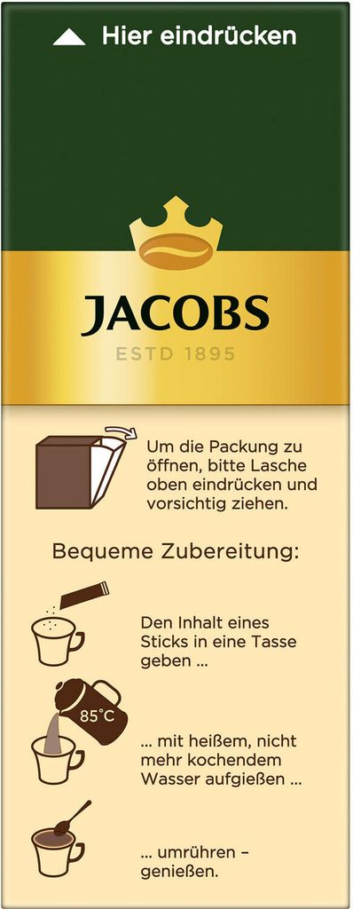 JACOBS Typ Cafe Crema löslicher Kaffee 12 x Kaufland de