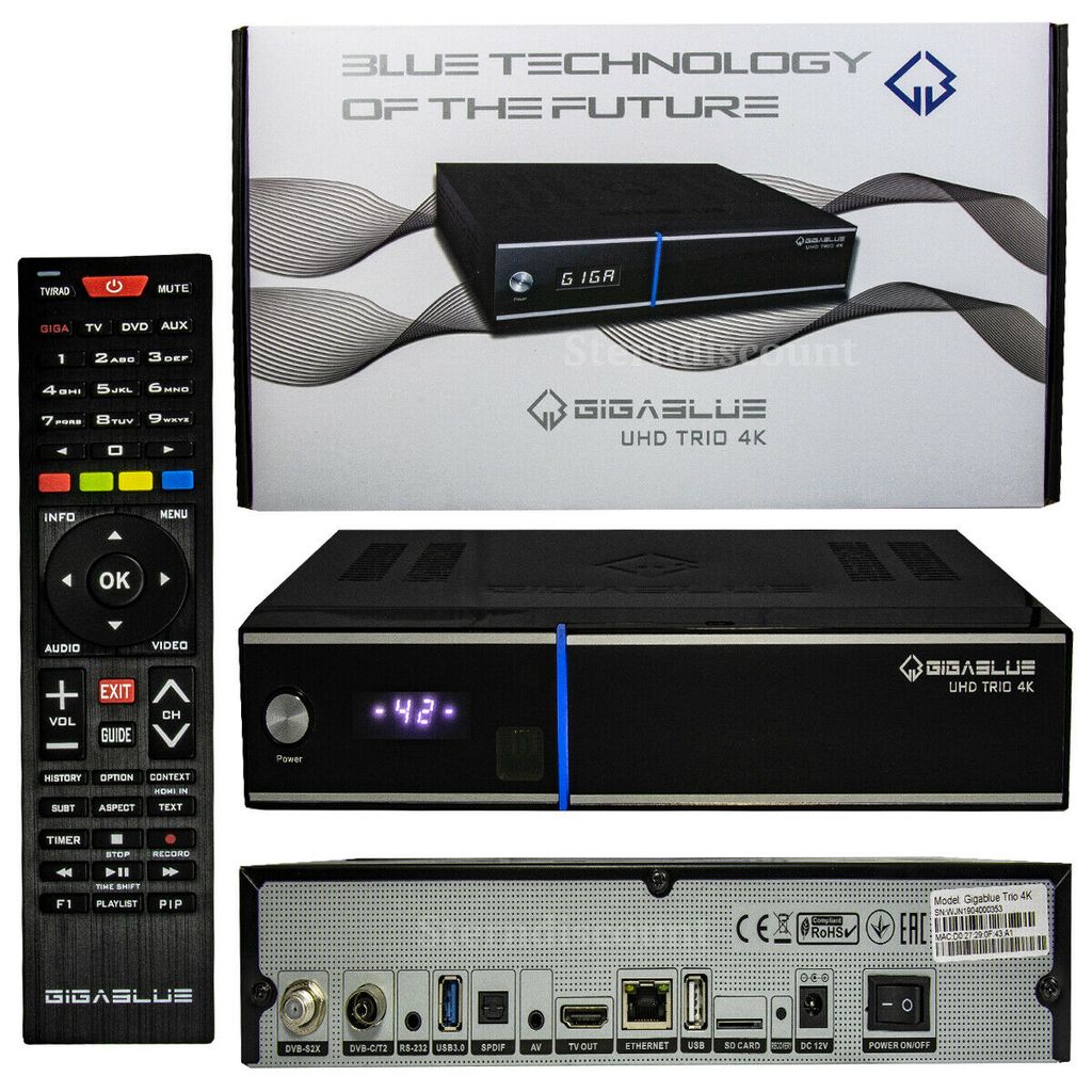 Gigablue Trio K Uhd Receiver Combo Dvb S C Kaufland De