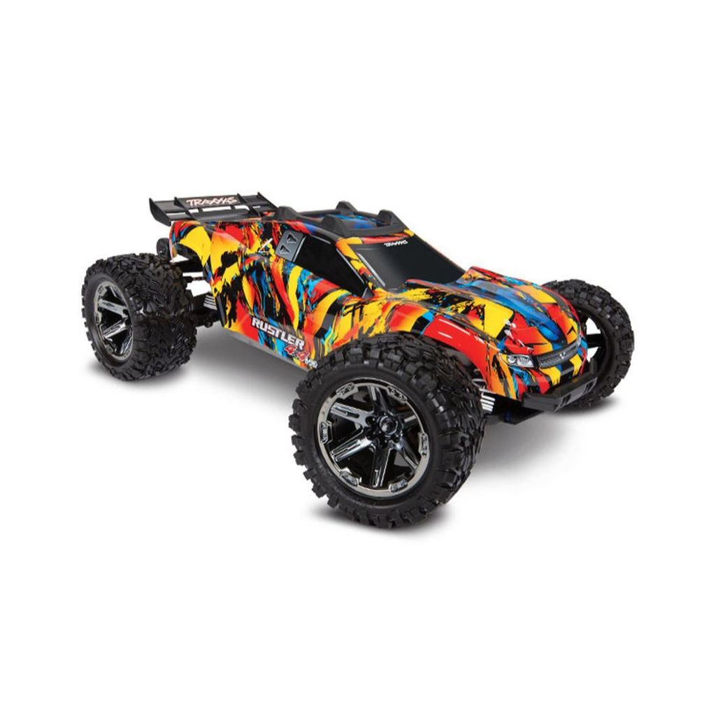 Traxxas Rustler 4x4 VXL Solar Flare RTR Ohne Kaufland De