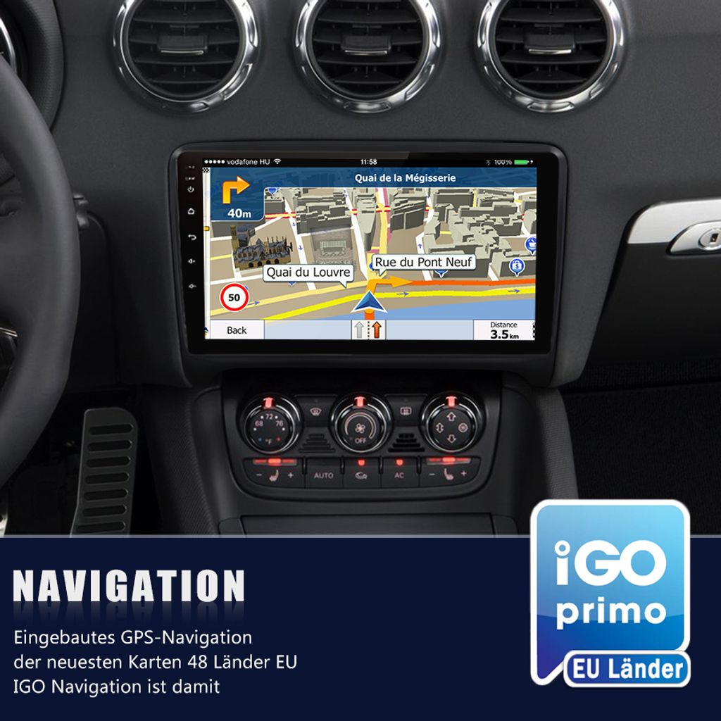 Android Autoradio G Zoll Gps Navi Kaufland De