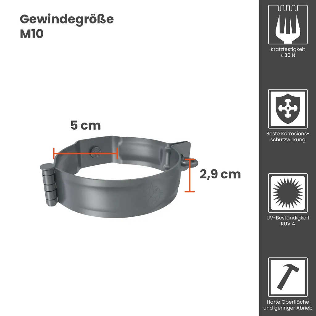 ZAMBELLI Zink Rohrschelle Mit Gewindemuffe DN Kaufland De