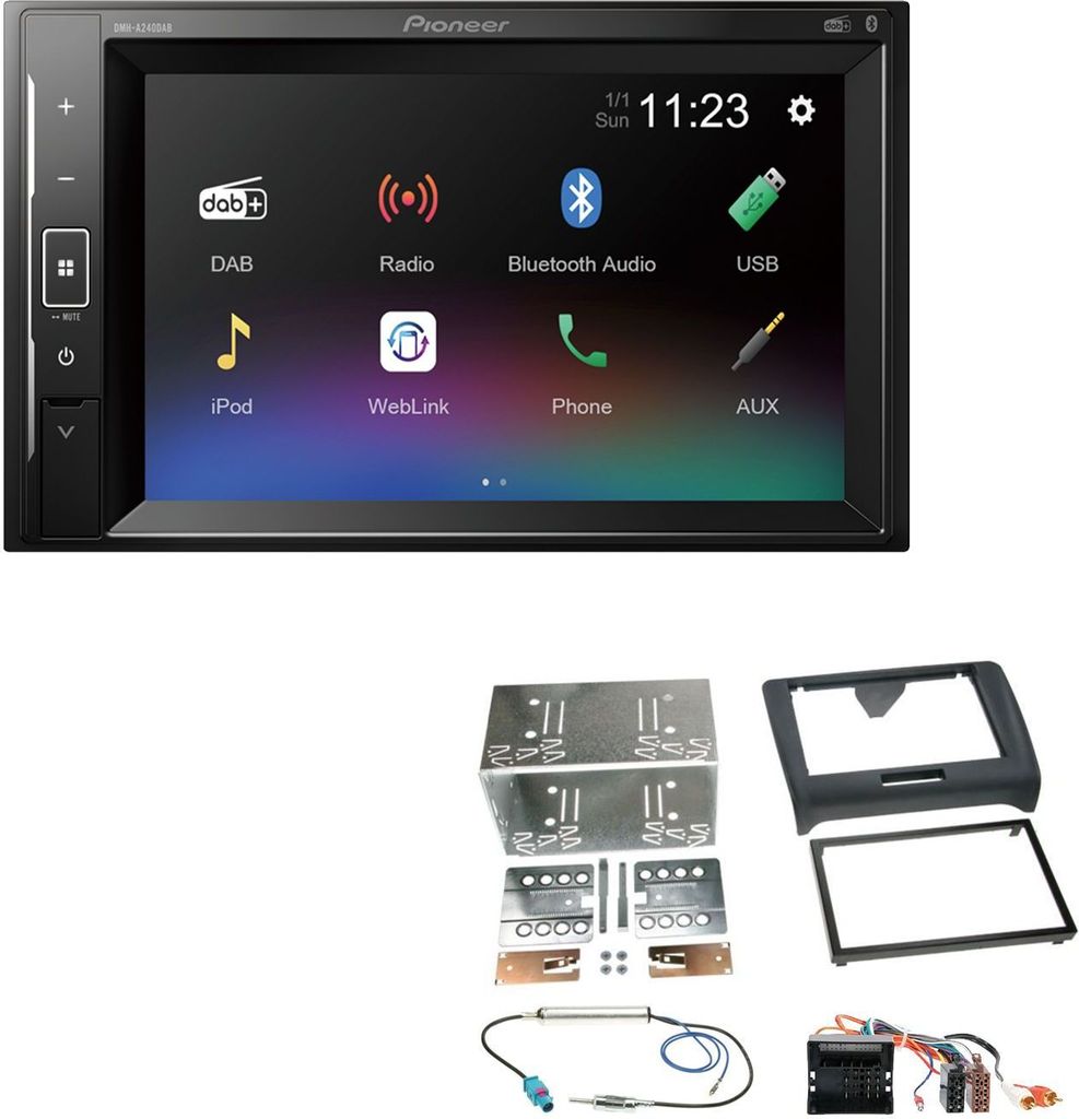 Pioneer Dmh A Dab Din Autoradio Bluetooth Kaufland De