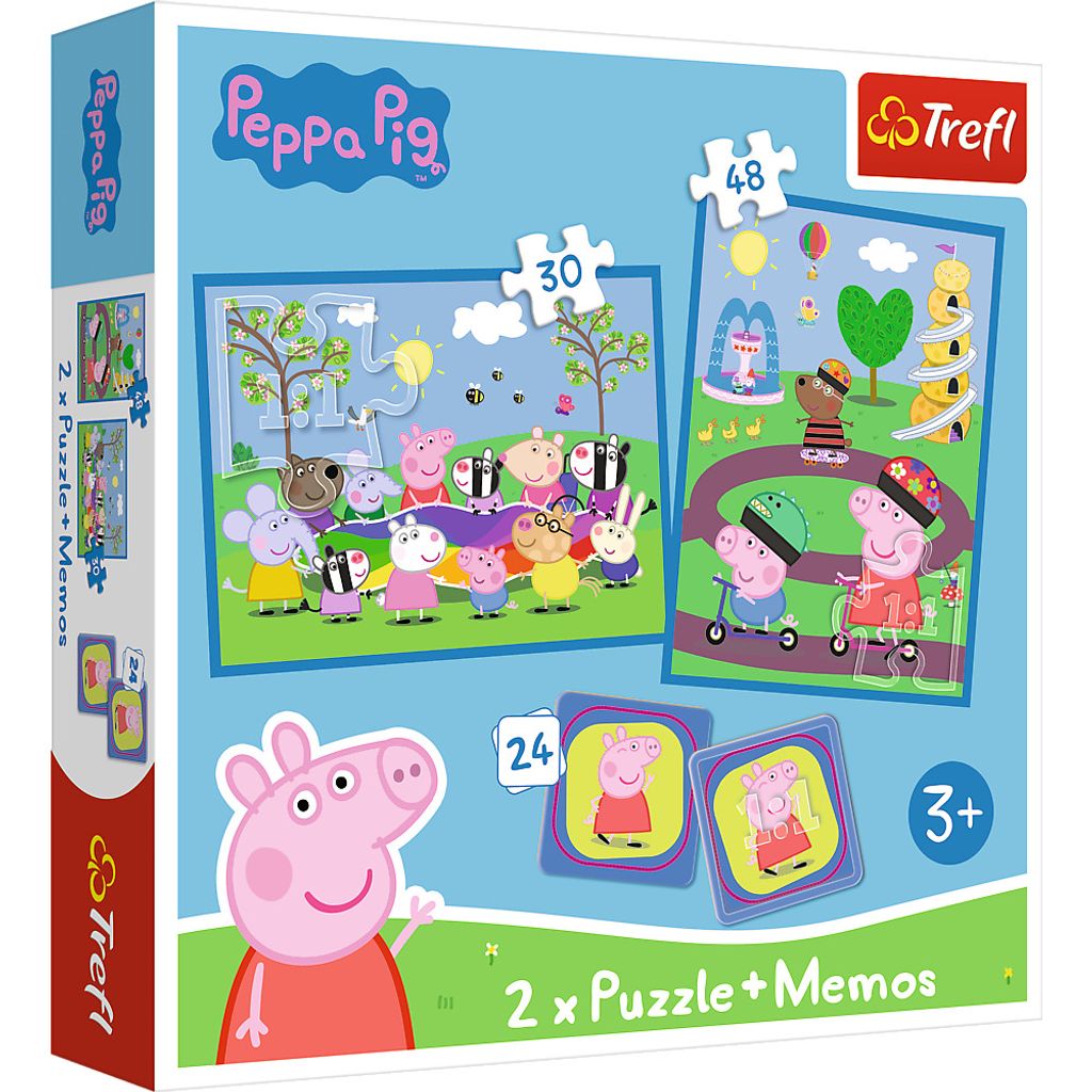 Trefl 93331 Peppa Pig 2in1 Puzzle Memo Kaufland De