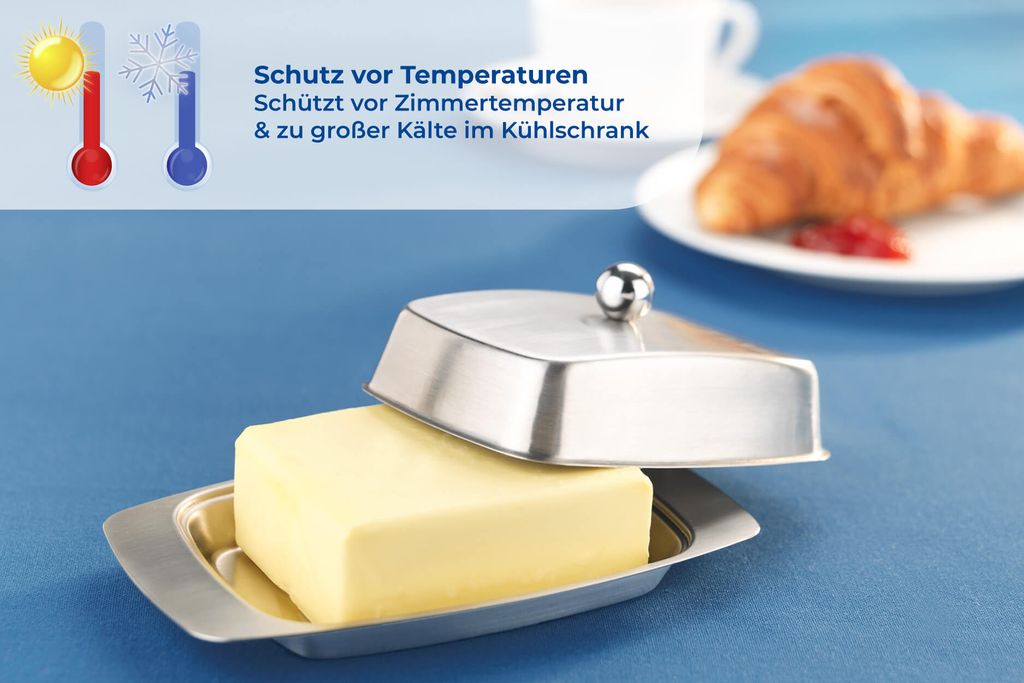 Maximex Edelstahl Butterdose für 250g Butter Kaufland de