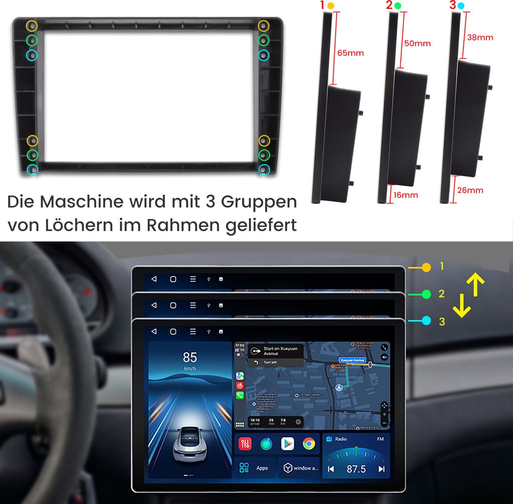 13 1 Android 13 Autoradio Carplay Für Fiat Kaufland de