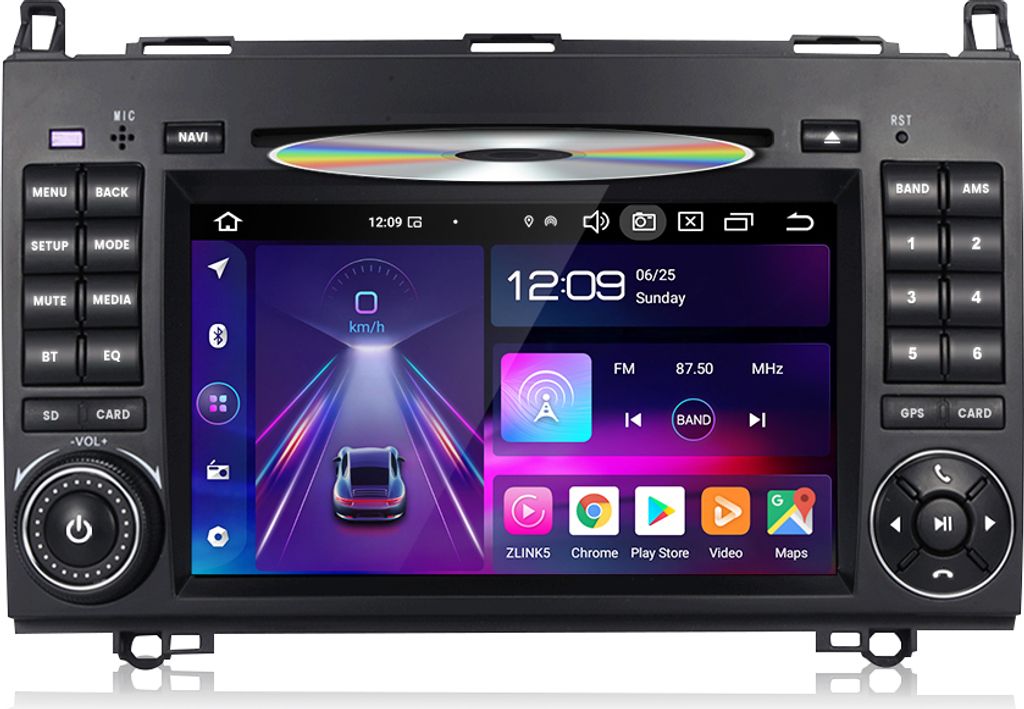 7 Android 13 Autorádio GPS Navi WIFI 4G BT Kaufland sk