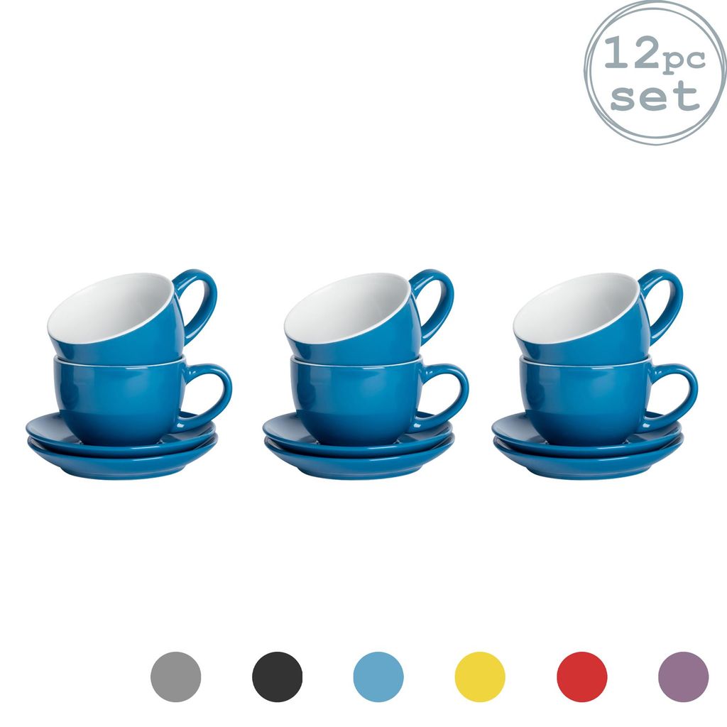 Argon Ta St Ck Farbige Cappuccino Tasse Kaufland De