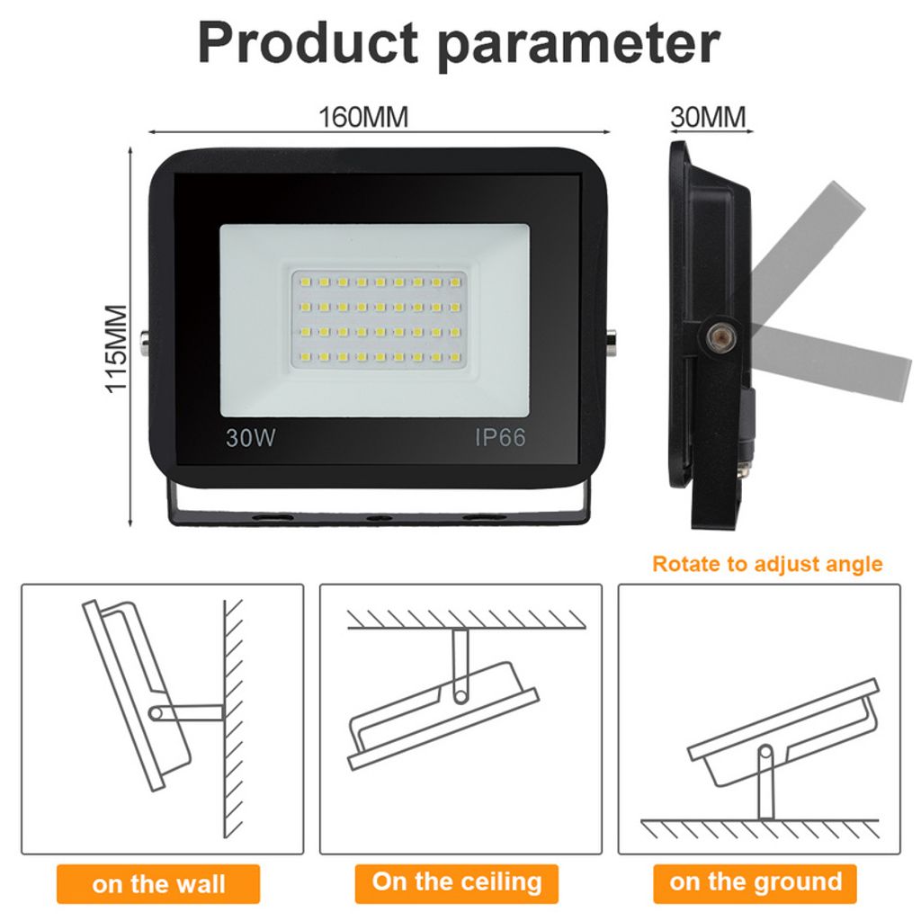 Fiqops LED Fluter Außenstrahler IP66 Kaufland de