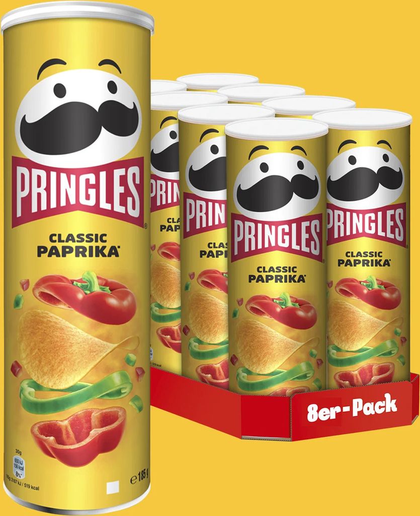 Pringles Classic Paprika 8 X 185 G Der Kaufland De