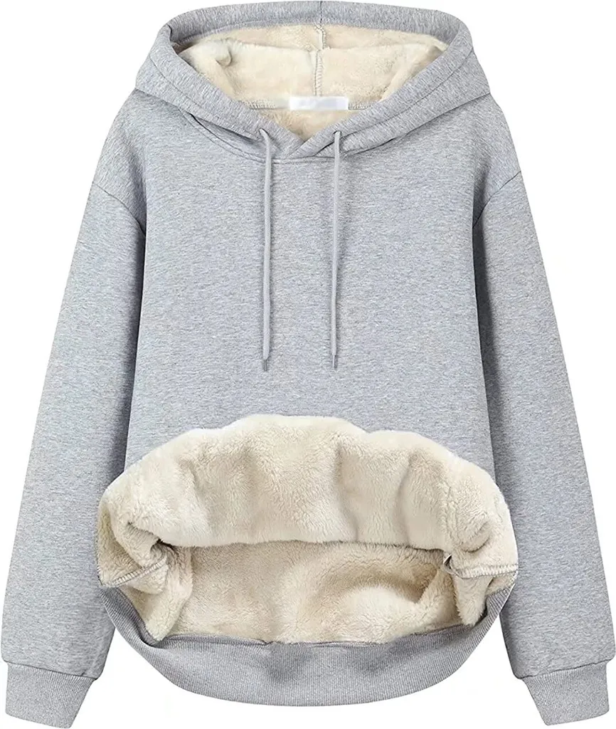 Asksa Damen Fleece Kapuzenpullover Pl Sch Kaufland De