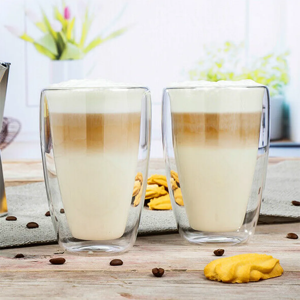 2x Latte Macchiato Gläser doppelwandig Becher Kaufland de