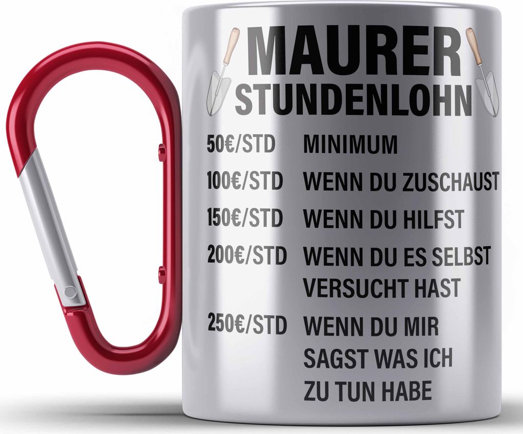 Trendation Maurer Edelstahl Tasse Karabiner Kaufland De