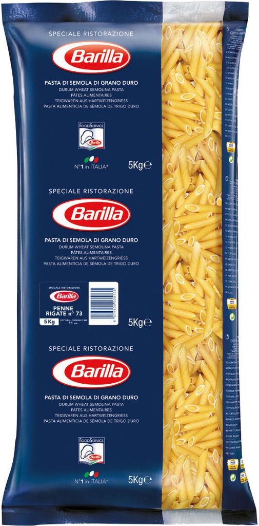 Barilla Penne Rigate Nr 73 Großpackung 5 Kg Kaufland de