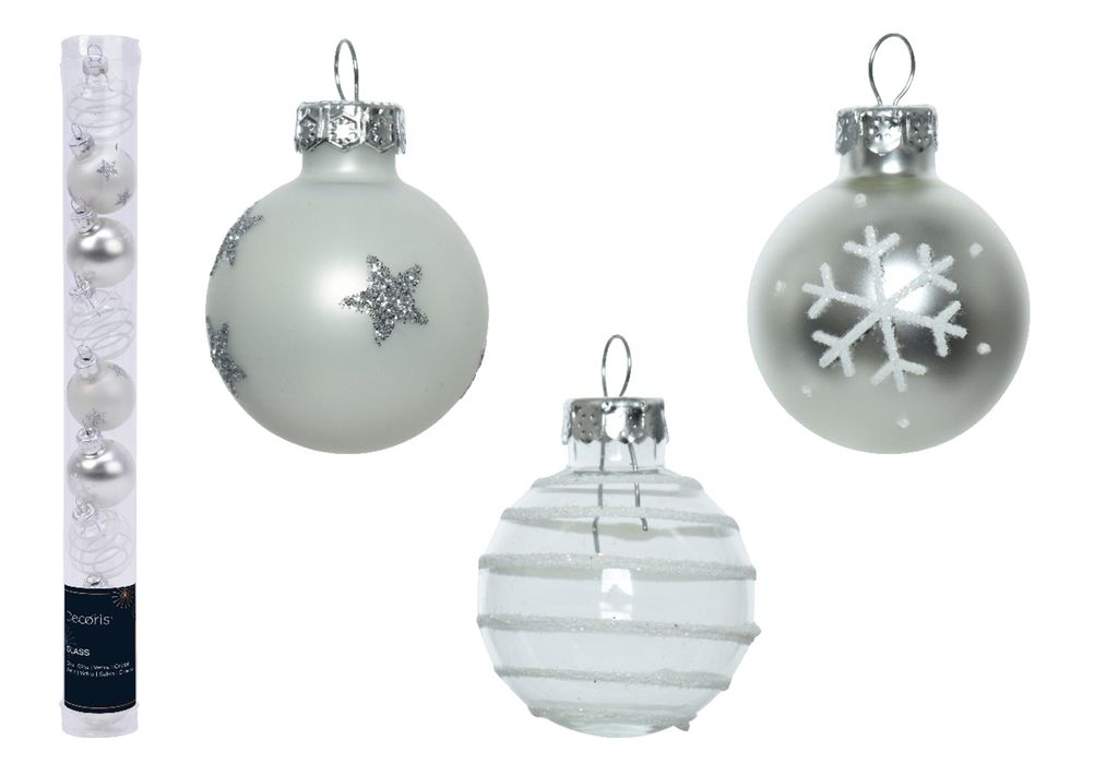 Christbaum Micro Kugeln Weiß Transparent Ø Kaufland de