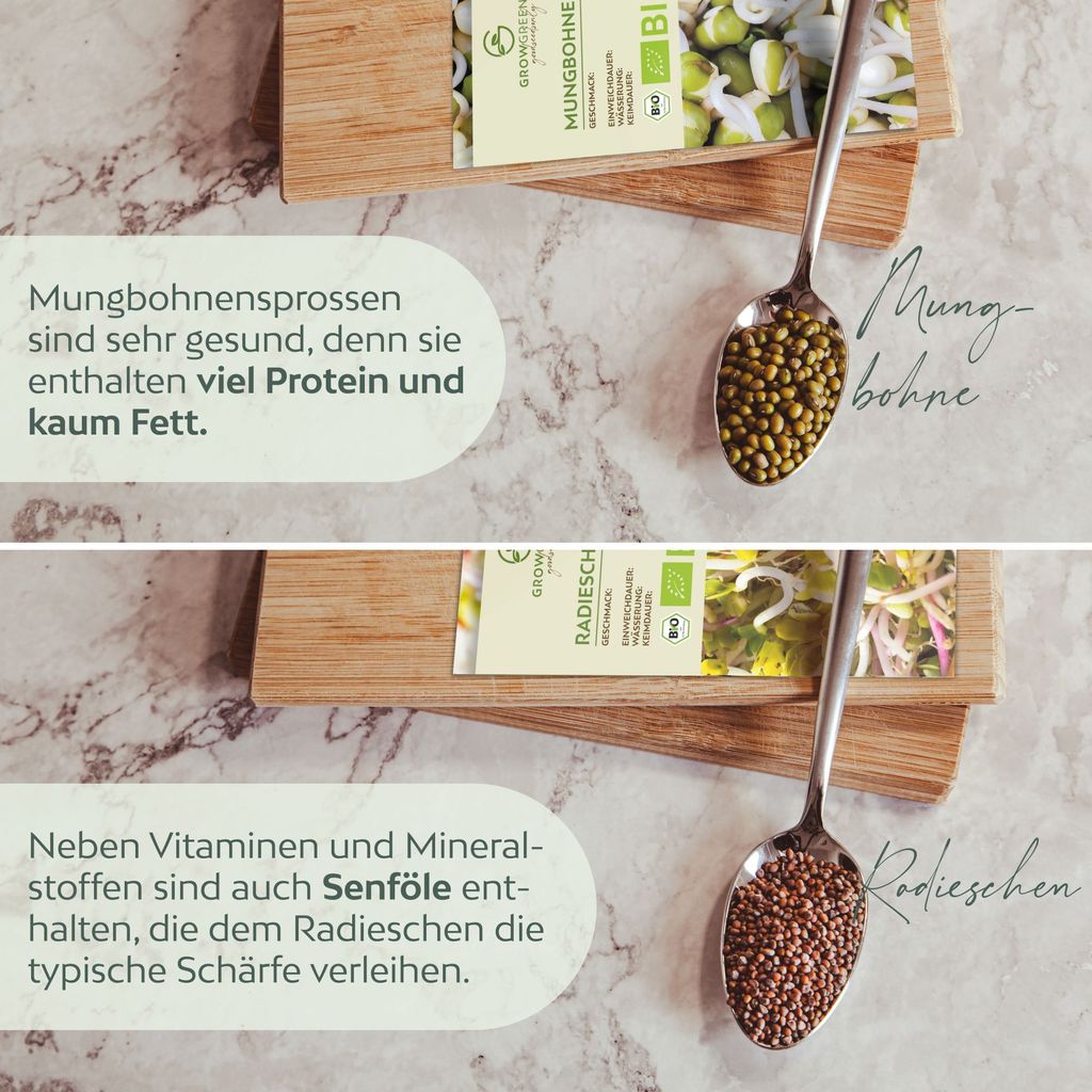 Sprossen Samen 6er Set Microgreens Saatgut Kaufland De