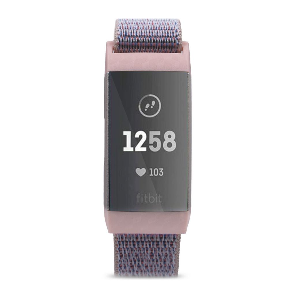 Strap It Fitbit Charge 4 Armband Nylon Pink Kaufland De