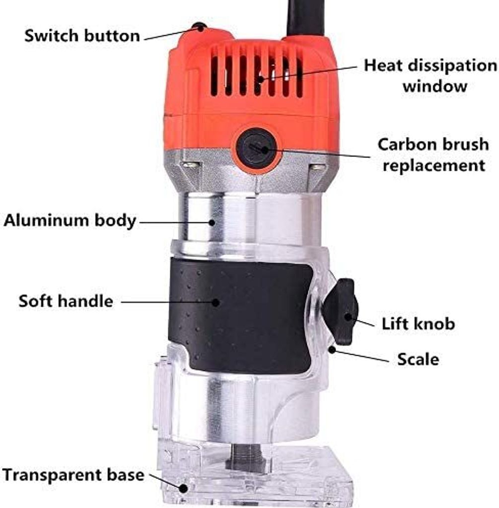 Oberfräse 220V 800W Electric Hand Holz Kaufland de