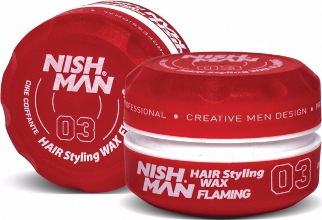 NISHMAN 03 Hair Styling Wax Flaming Rot Kaufland De