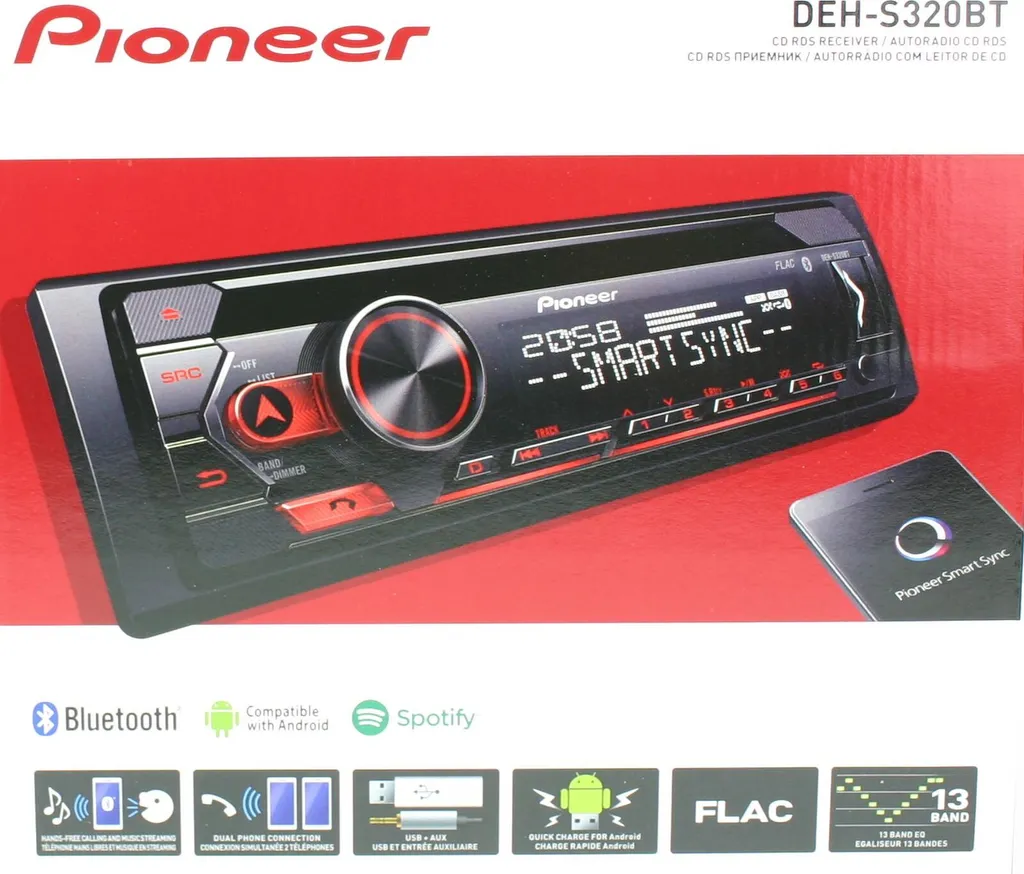 PIONEER DEH S320BT CD MP3 USB Autoradio Mit Kaufland De