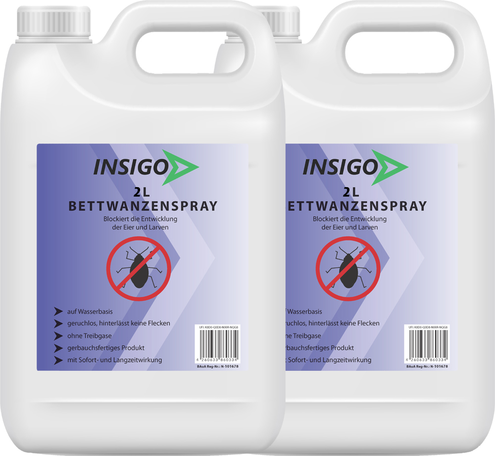 INSIGO BS 2x2L Anti Bettwanzenspray Kaufland De