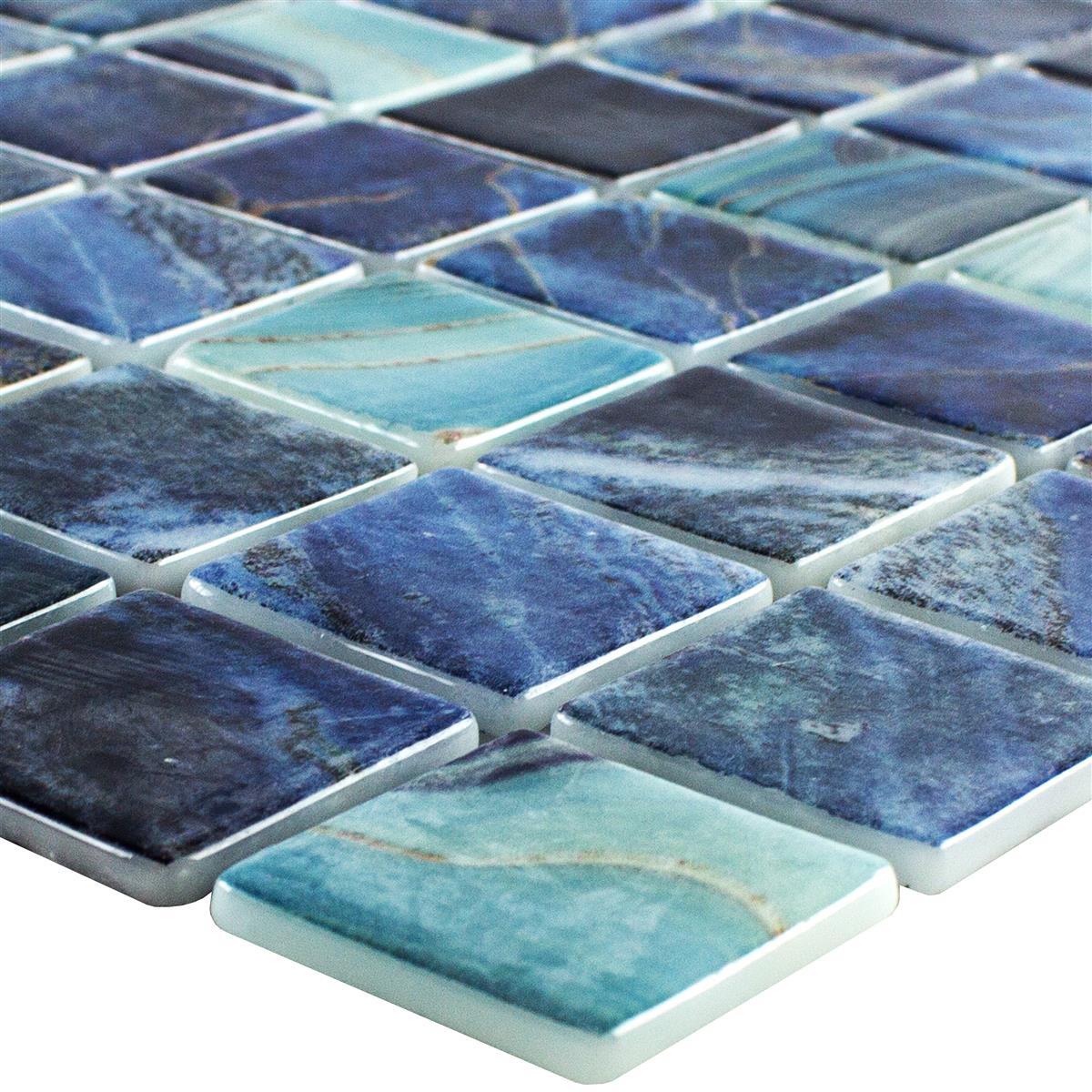 Glas Schwimmbad Mosaik Baltic Blau T Rkis Kaufland De