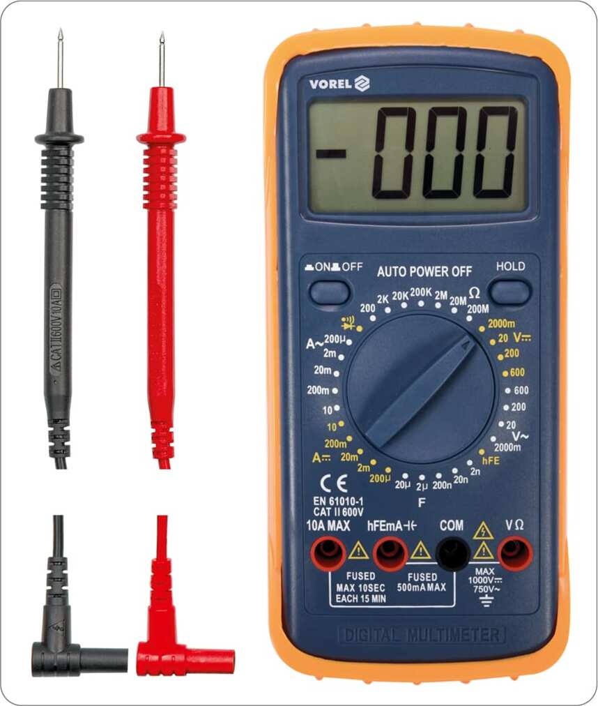 VOREL Universal Multimeter Digital Kaufland De