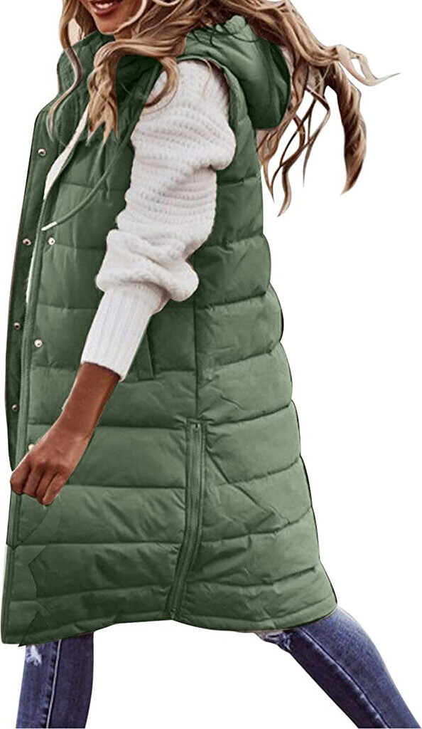 Asksa Damen Daunenweste Lang Winterjacke Kaufland De