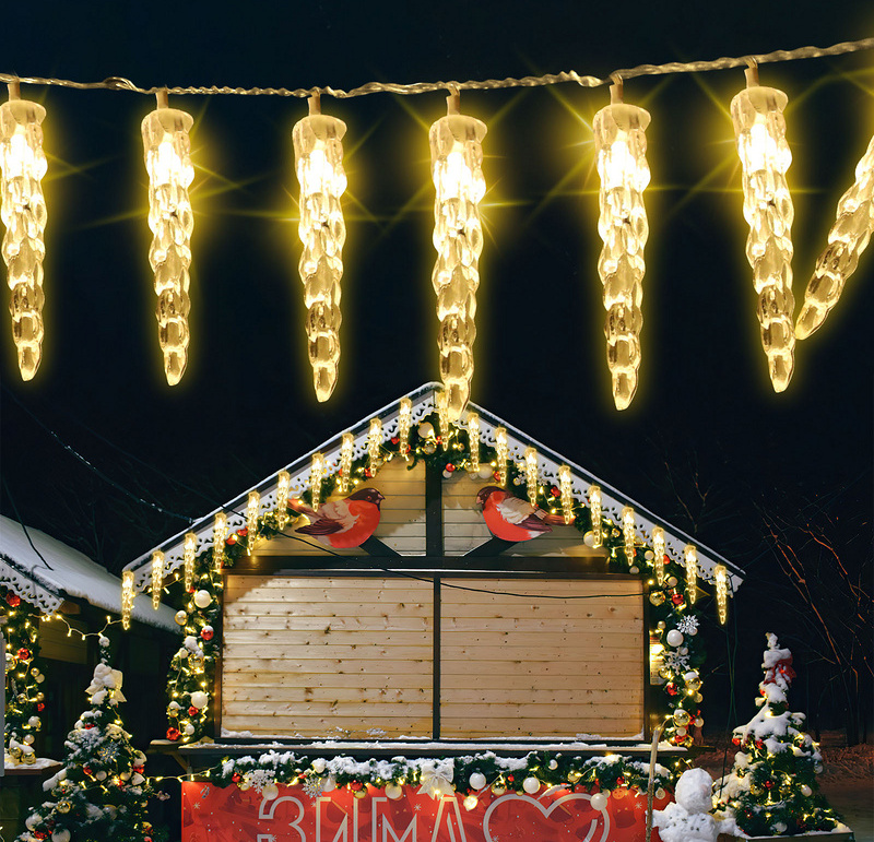 Jopassy Led Lichterkette Eiszapfen Eisregen Kaufland De