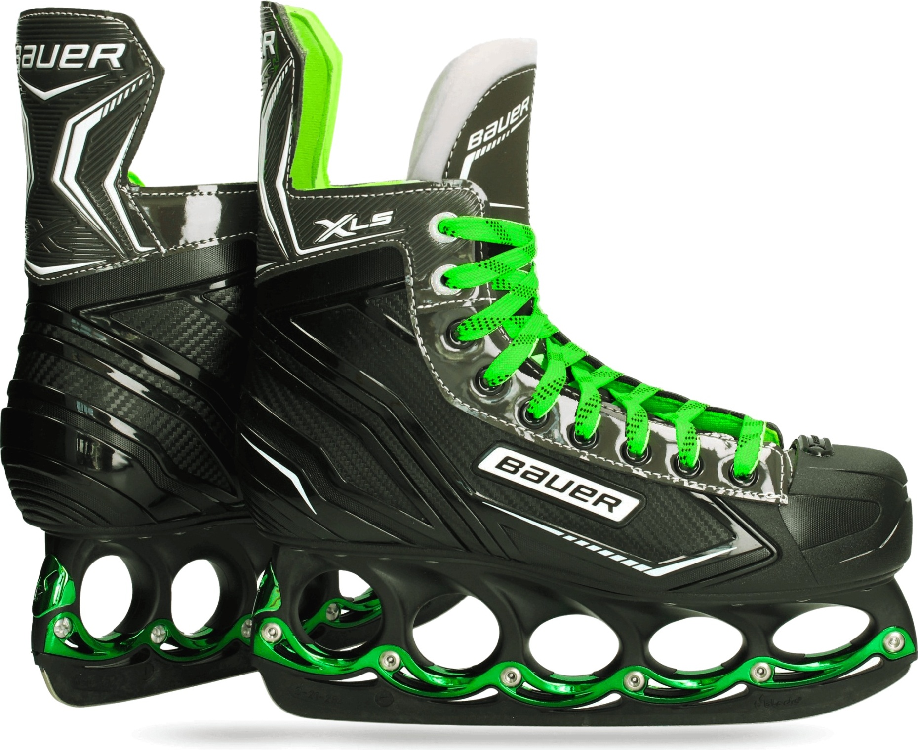 T Blade Schlittschuhe Bauer XL S Black Green Kaufland De