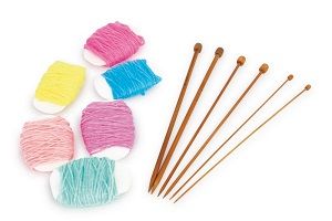 Vyšívání, pletení a tkaní pro děti