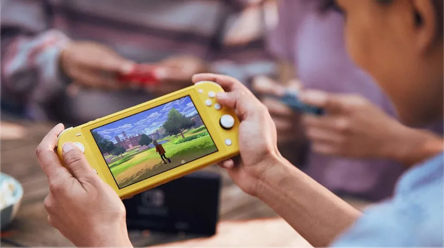 Hranie hier na Nintendo Switch Lite
