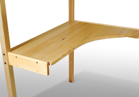 Hochbetten mit Schreibtisch
