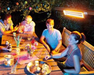 Heizstrahler für Terrasse