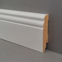 Fußleiste MDF Holzfurnier Lackiert