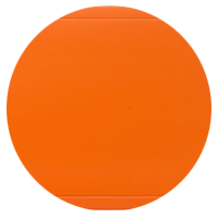 Tischset aus Vinyl in Orange