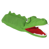 Krokodil-Handpuppe