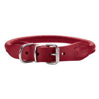 Lederhalsband mit Metalldorn